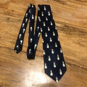 UNBRANDED Holidays Snowman Men’s Tie.